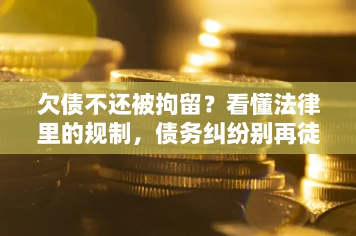 济南欠债不还被拘留？看懂法律里的规制，债务纠纷别再徒劳奔波
