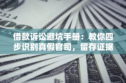 济南借款诉讼避坑手册：教你四步识别真假官司，留存证据不踩雷