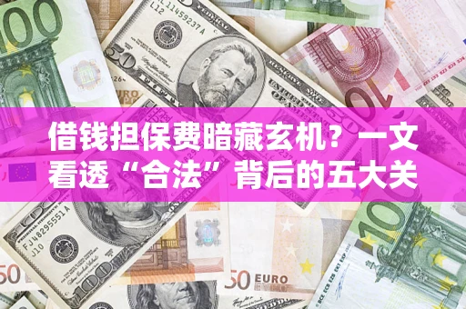 济南借钱担保费暗藏玄机？一文看透“合法”背后的五大关键陷阱