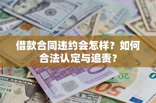 济南借款合同违约会怎样？如何合法认定与追责？
