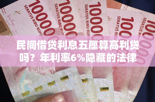 济南民间借贷利息五厘算高利贷吗？年利率6%隐藏的法律风险全解析