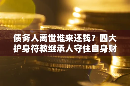 济南债务人离世谁来还钱？四大护身符教继承人守住自身财产